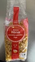 Mängden socker i Grosse Hörnli