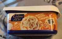 Mängden socker i Crème d'Or Almond Salted Caramel