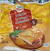 Mängden socker i Escalopes de poulet