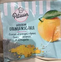 Mängden socker i Ecorces d’oranges râpées