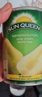 Mängden socker i Sun Queen Birnenhälften