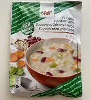 Mängden socker i Bündner Gerstensuppe