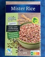 Mängden socker i Mix riso jasmin lenticchie Beluga Fagioli Mungo