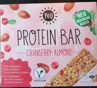 Mängden socker i Protein bar- cranberry almond