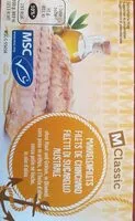 Mängden socker i Filets de chinchard
