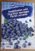 Mängden socker i Myrtilles sauvages