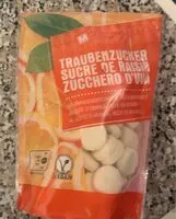 Mängden socker i Sucre de raisin