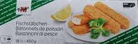 Mängden socker i Fischstäbchen
