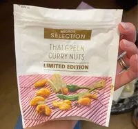 Mängden socker i Thai green curry nuts