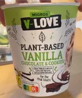 Mängden socker i Plant based vanilla chocolate and cookie