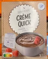 Mängden socker i Crème Quick au chocolat