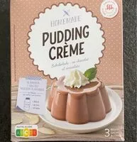 Mängden socker i Pudding crème