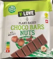 Mängden socker i Choco bars nuts