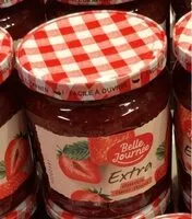 Mängden socker i Erdbeerkonfitüre