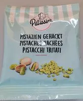 Mängden socker i Pistazien gehackt