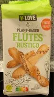 Mängden socker i Plant-Based Flutes Rustico
