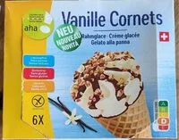 Mängden socker i Vanille Cornets Aha