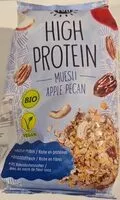 Mängden socker i High protein muesli Apple pecan