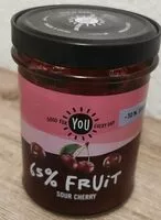 Mängden socker i 65% fruit sœur chery