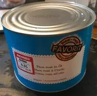 Mängden socker i Thon rosé à l'huile