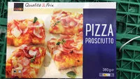 Mängden socker i Qualité&Prix : Pizza Prosciutto