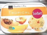 Mängden socker i tropical sorbet
