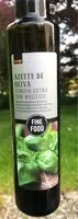 Mängden socker i Olivenöl mit Basilikum Extrakt | Azeite de Oliva con basilico