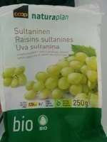 Mängden socker i Raisins sultanines bio