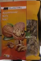 Mängden socker i Noix décortiquées