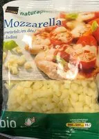 Mängden socker i Bio Mozzarella, gewürfelt | en dés | a dadini
