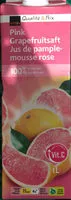 Mängden socker i Qualité & Prix Jus de Pamplemousse rose