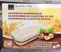 Mängden socker i Sandwiches de galettes de riz