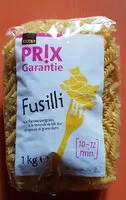 Mängden socker i Fusilli - Pâte alimentaire
