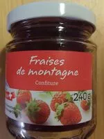 Mängden socker i Confiture fraises de montagne