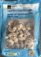Mängden socker i Crevettes crues