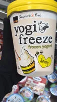Mängden socker i Qualité & Prix Glace au lait avec du yogourt au miel