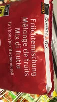 Mängden socker i Mélange de fruits pour Birchermüesli