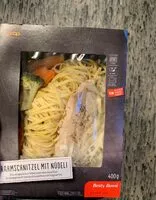Mängden socker i Escalope à la crème avec des nouilles