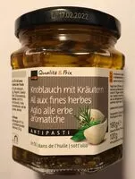 Mängden socker i Knoblauch mit Kräutern
