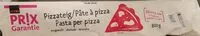 Mängden socker i Pâte à pizza abaissée