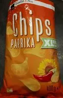Mängden socker i Chips paprika