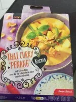 Mängden socker i Thai Curry Penang avec du riz à la noix de coco