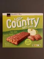 Mängden socker i Country sont choc