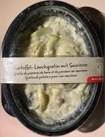 Mängden socker i Gratin de pommes de terre et poireaux au saucisson