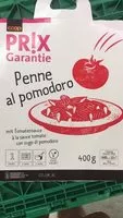 Mängden socker i Penne à la sauce tomate