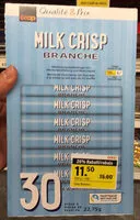 Mängden socker i Barre de chocolat au lait fourrée à la crème et au lait avec du ris soufflé