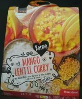 Mängden socker i Mango lentil curry