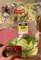 Mängden socker i Laitue pommée avec coeurs