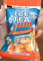 Mängden socker i Ice Tea Gum Sugarfree Peach Flavour