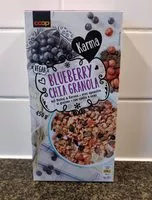 Mängden socker i Blueberry chia Granola